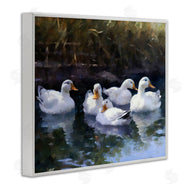Ziwei Li | Five Ducks in Pond