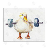 Ziwei Li | Duck Lifting Weights