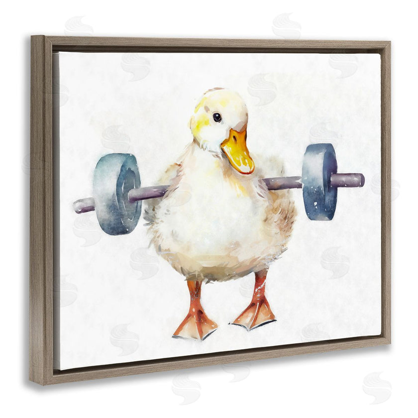 Ziwei Li | Duck Lifting Weights