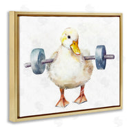 Ziwei Li | Duck Lifting Weights
