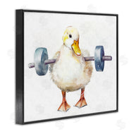 Ziwei Li | Duck Lifting Weights