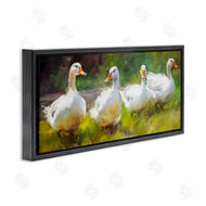 Ziwei Li | Ducks by River Painting
