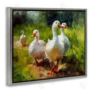 Ziwei Li | Duck Family in Nature