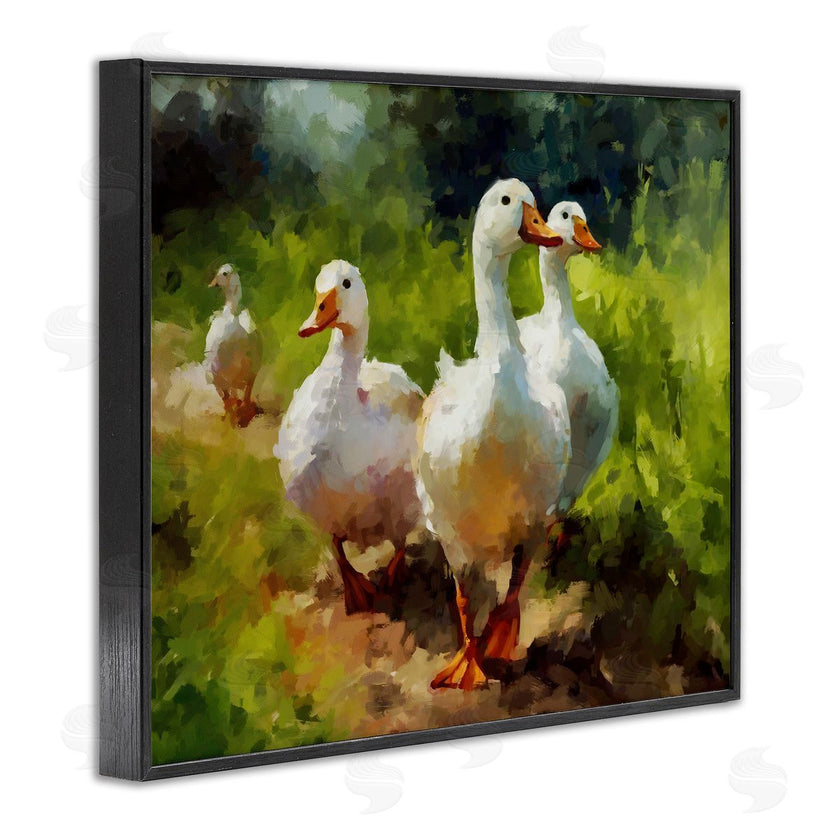 Ziwei Li | Duck Family in Nature