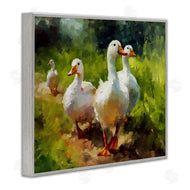 Ziwei Li | Duck Family in Nature