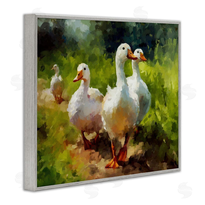 Ziwei Li | Duck Family in Nature