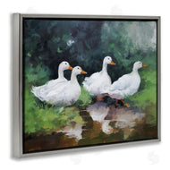 Ziwei Li | White Ducks Landscape