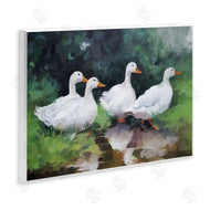 Ziwei Li | White Ducks Landscape