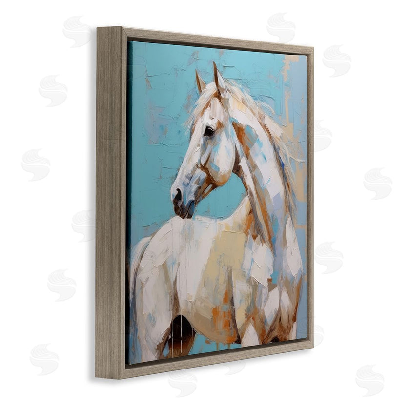 Irena Orlov | Modern Horse on Blue
