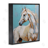 Irena Orlov | Modern Horse on Blue