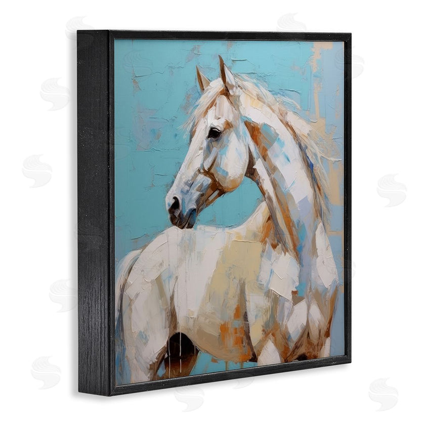 Irena Orlov | Modern Horse on Blue