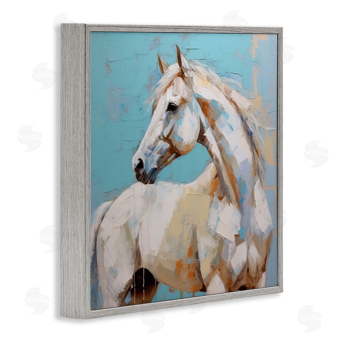 Irena Orlov | Modern Horse on Blue