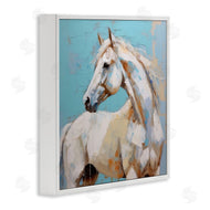 Irena Orlov | Modern Horse on Blue