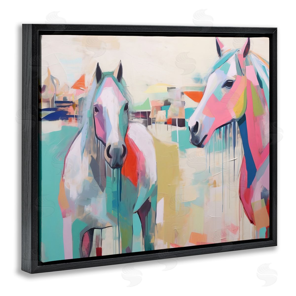 Irena Orlov | Abstract Pastel Horses