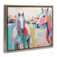 Irena Orlov | Abstract Pastel Horses