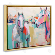 Irena Orlov | Abstract Pastel Horses