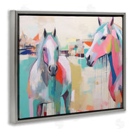 Irena Orlov | Abstract Pastel Horses