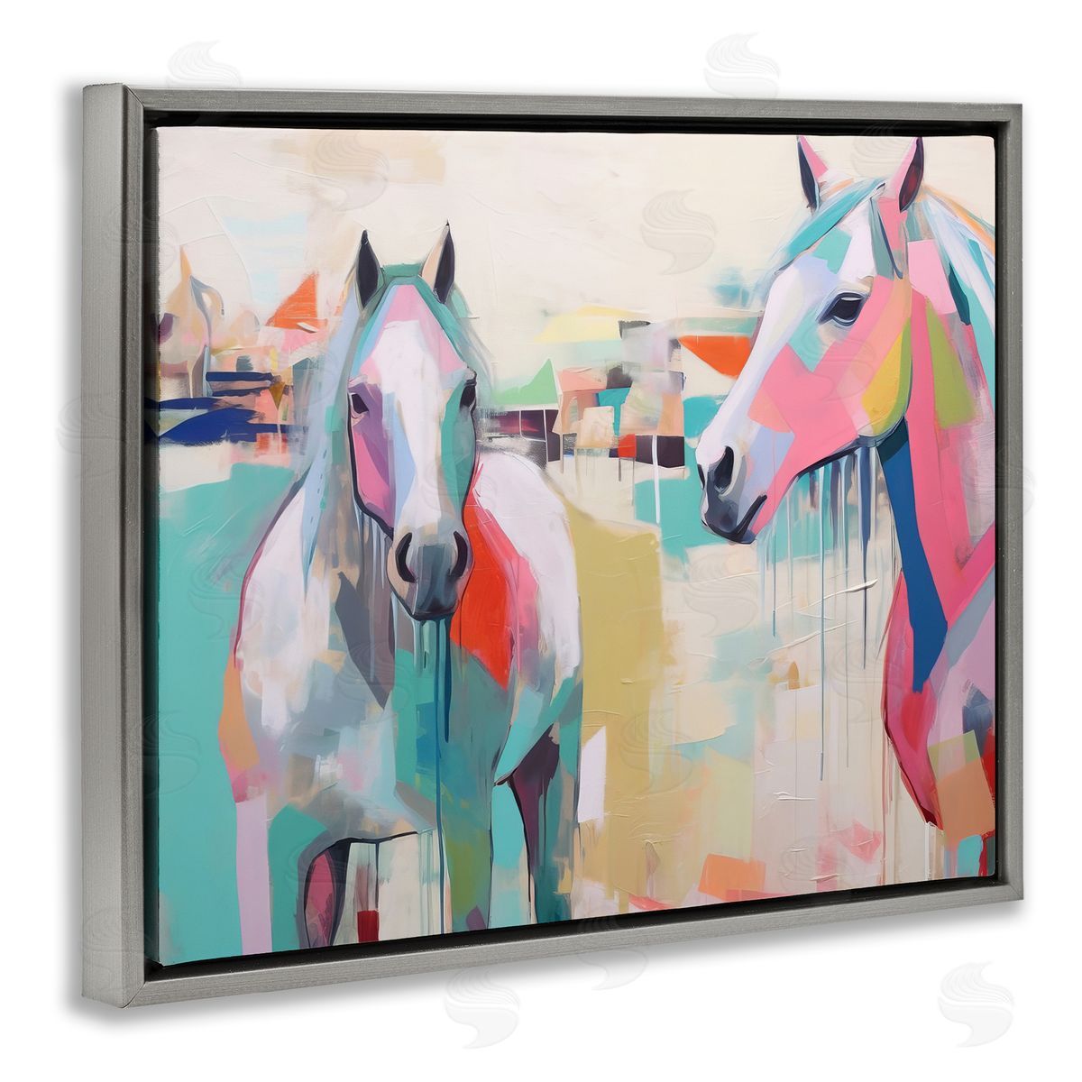 Irena Orlov | Abstract Pastel Horses