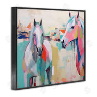 Irena Orlov | Abstract Pastel Horses