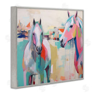 Irena Orlov | Abstract Pastel Horses