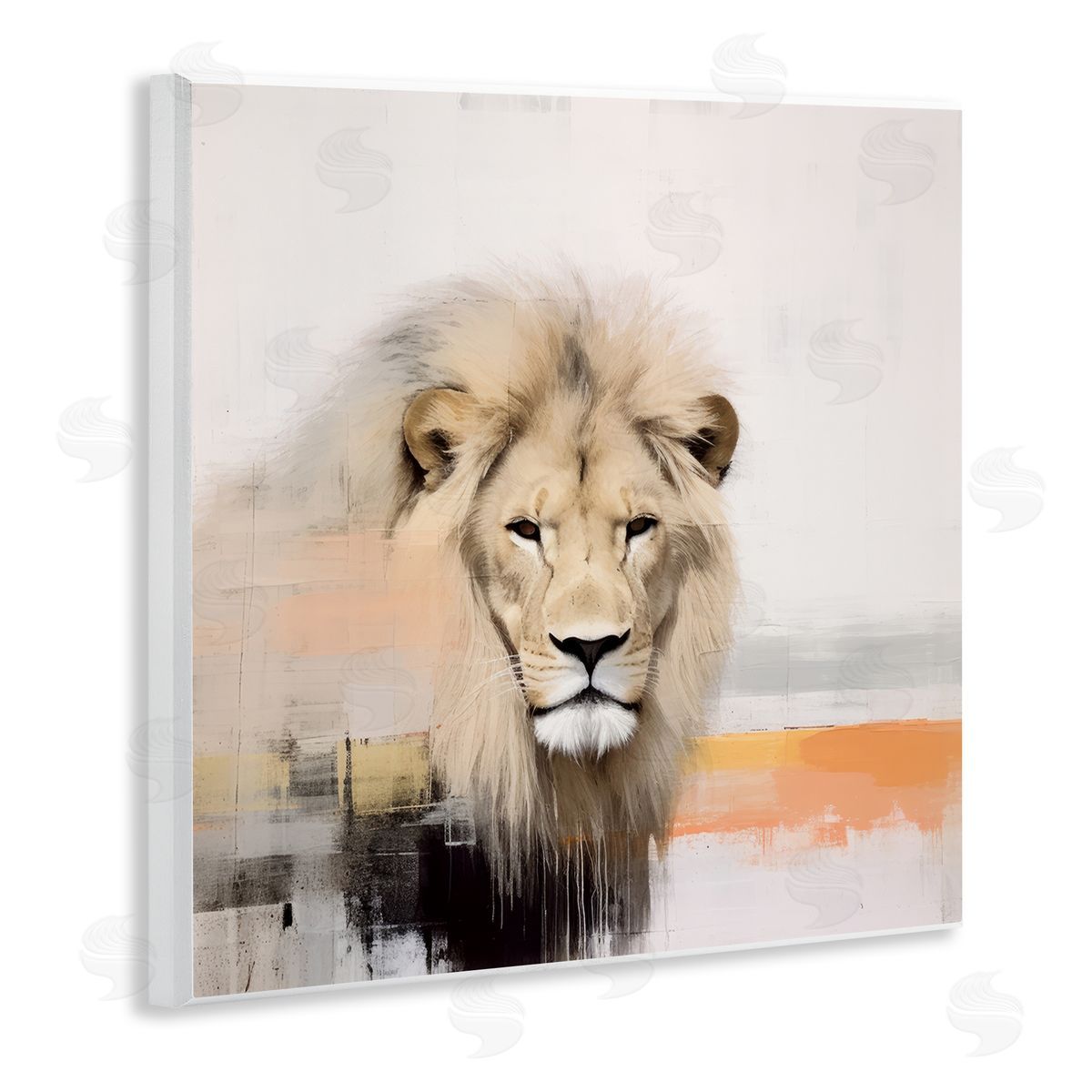 Irena Orlov Abstract Lion Portrait Wall Plaque Artside_