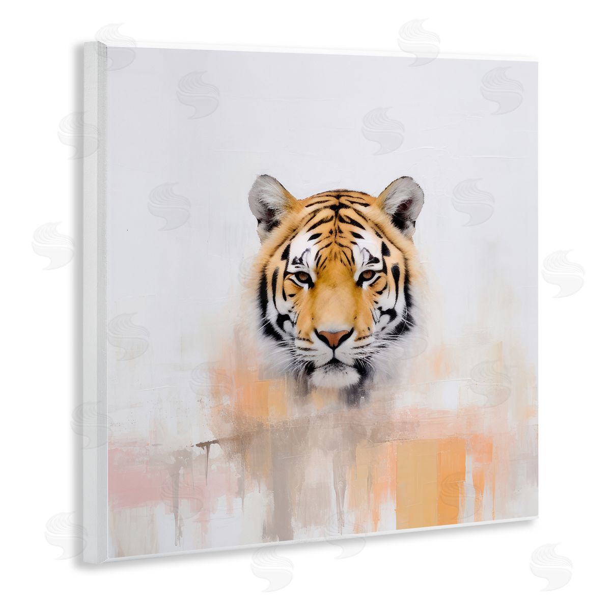 Irena Orlov Abstract Tiger Portrait Wall Plaque Artside_