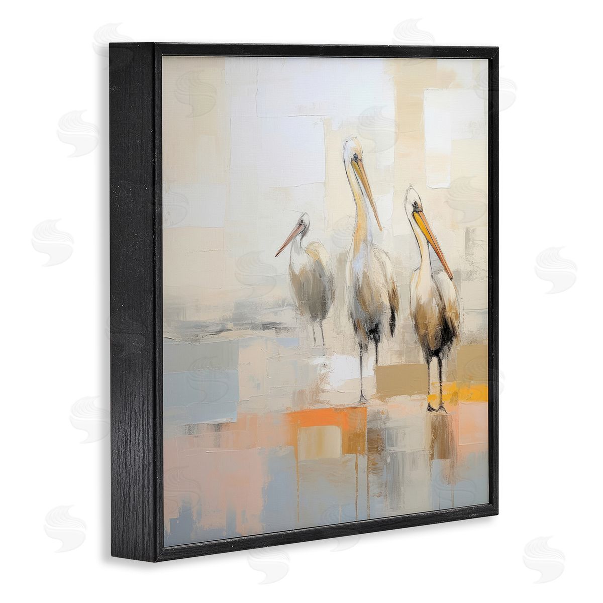 Irena Orlov | Three Pelicans Abstract