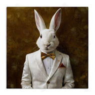 Roozbeh | White Rabbit in Suit