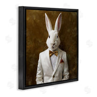 Roozbeh | White Rabbit in Suit