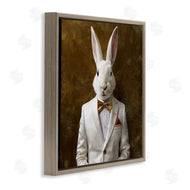 Roozbeh | White Rabbit in Suit