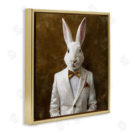 Roozbeh | White Rabbit in Suit