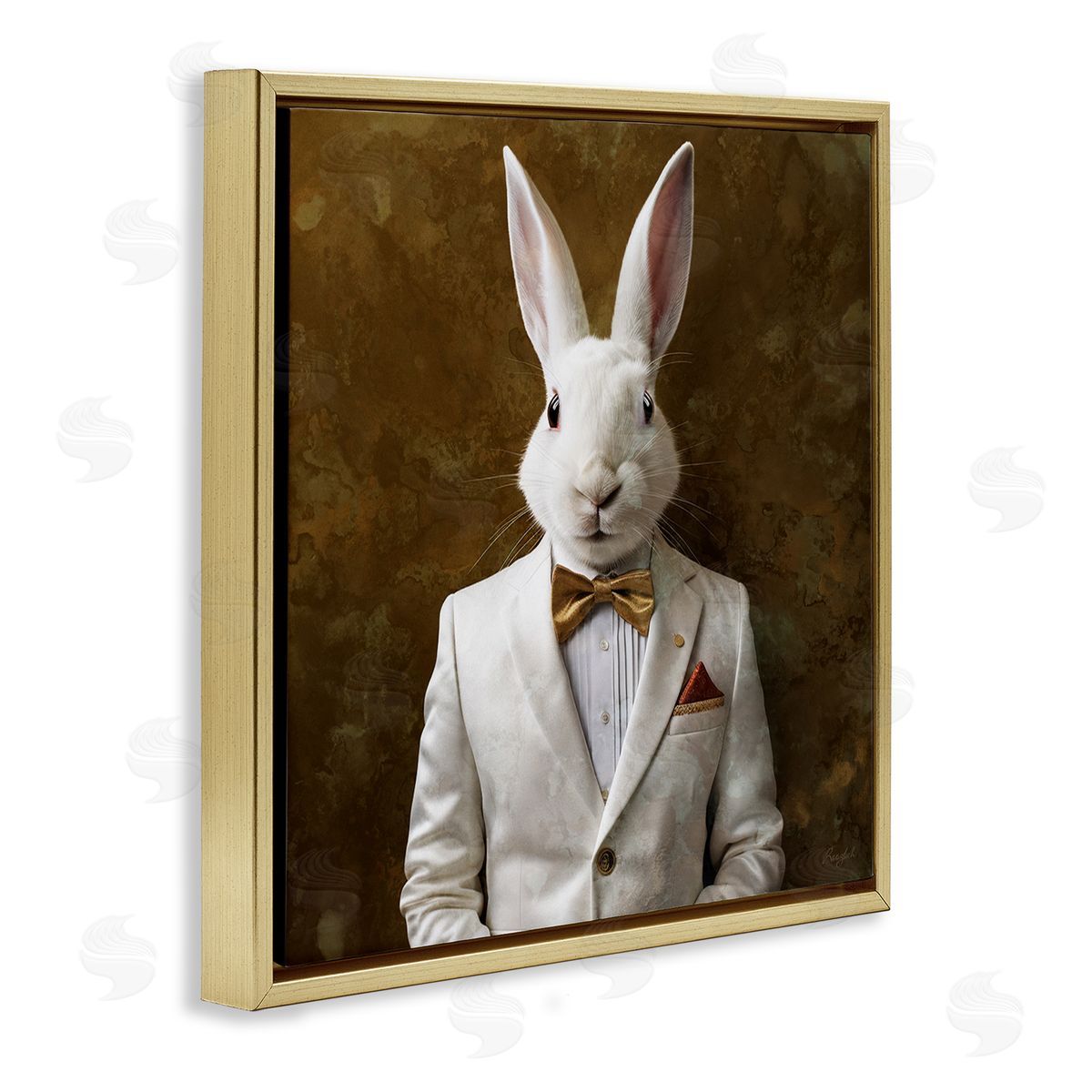 Roozbeh | White Rabbit in Suit