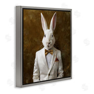 Roozbeh | White Rabbit in Suit