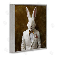 Roozbeh | White Rabbit in Suit