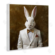 Roozbeh | White Rabbit in Suit