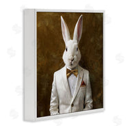 Roozbeh | White Rabbit in Suit