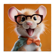Roozbeh | Happy Mouse on Orange