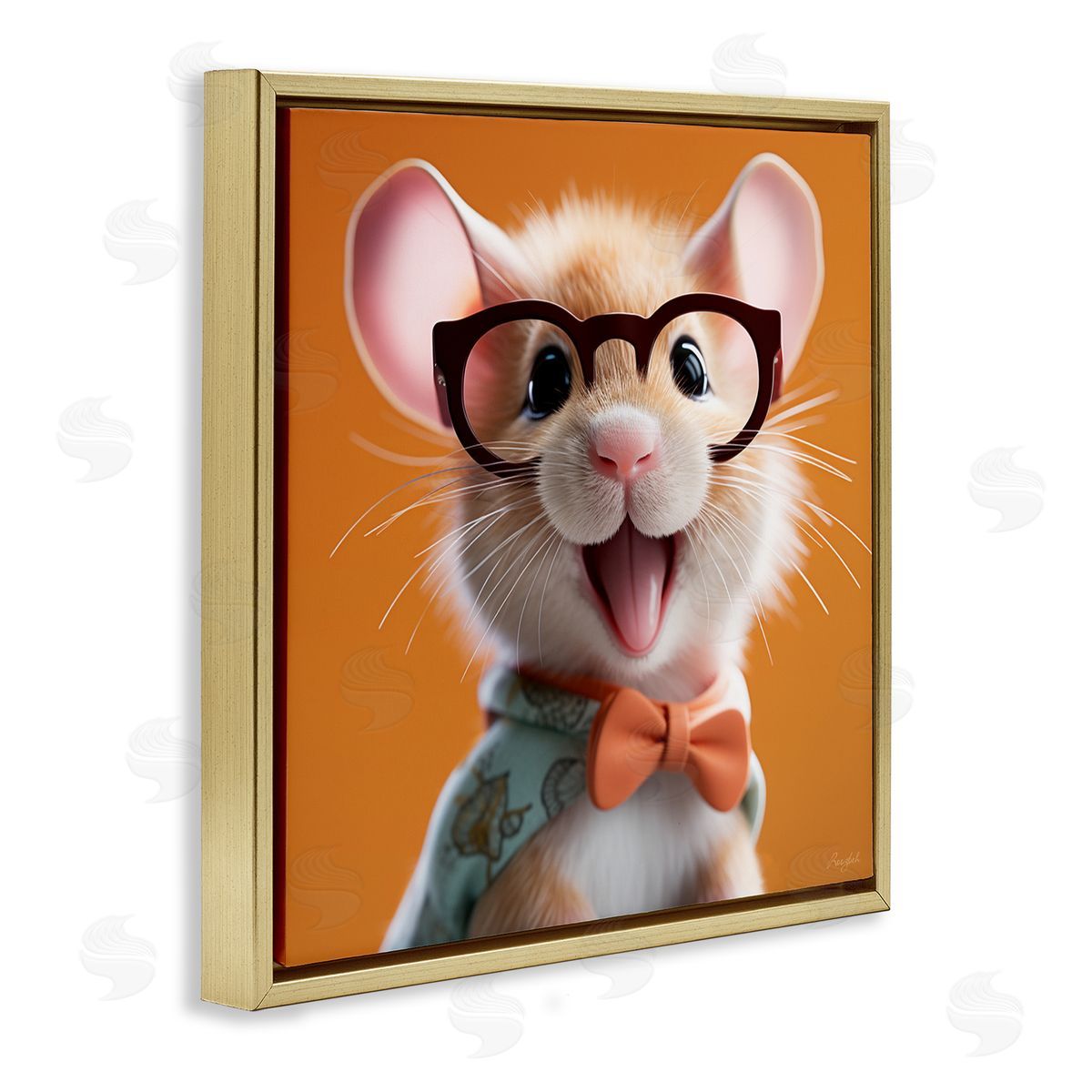 Roozbeh | Happy Mouse on Orange