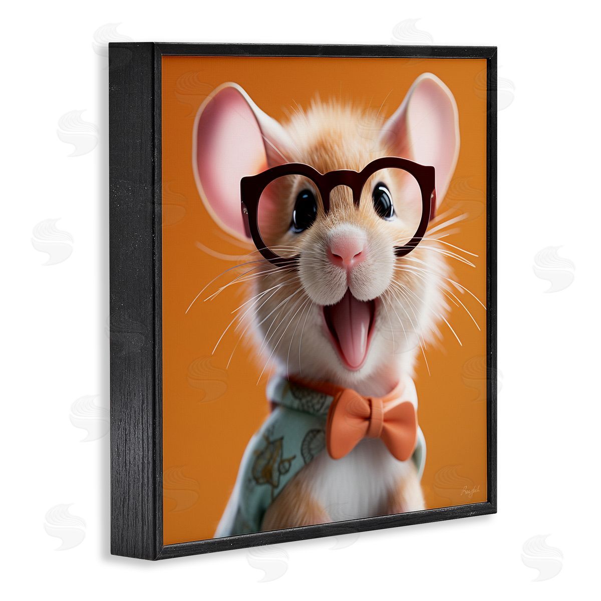 Roozbeh | Happy Mouse on Orange