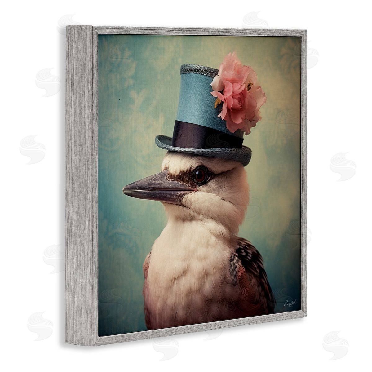 Roozbeh | Bird with Peony Hat