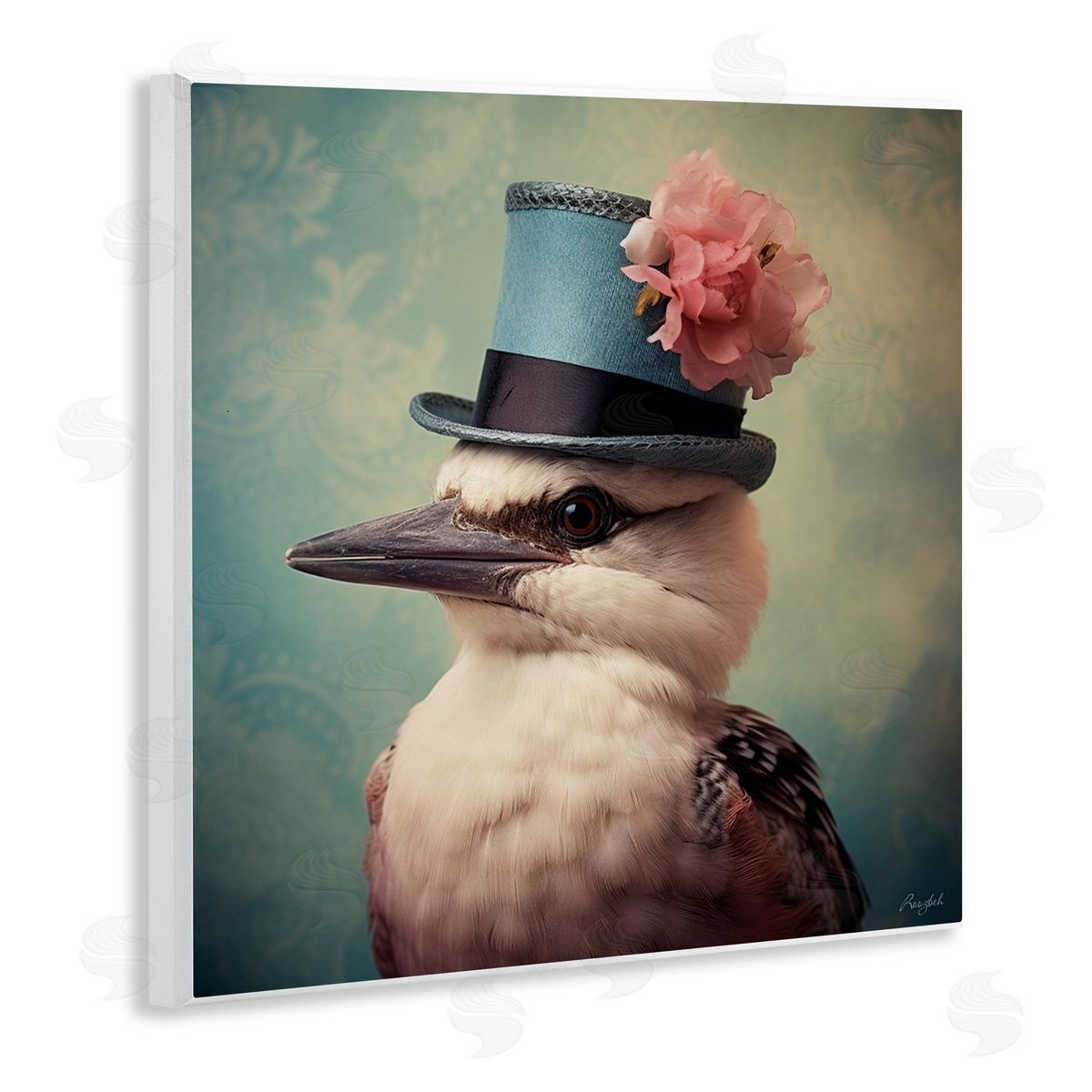 Roozbeh | Bird with Peony Hat