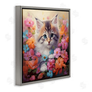Roozbeh | Kitten in Flower Meadow