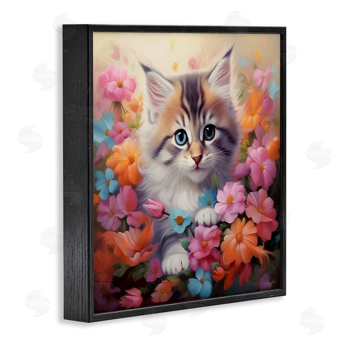 Roozbeh | Kitten in Flower Meadow