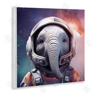 Roozbeh | Astronaut Elephant Portrait