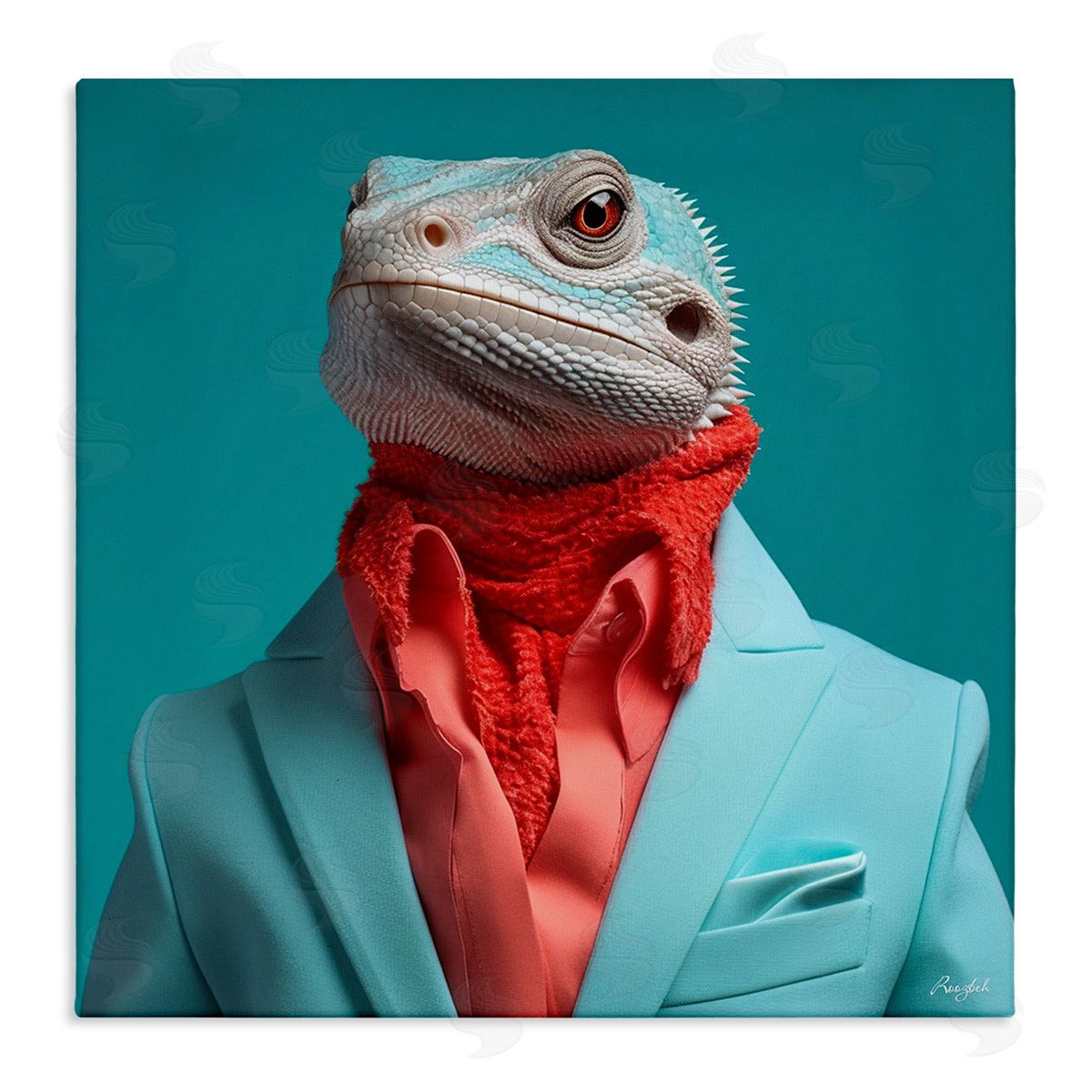 Roozbeh | Trendy Iguana Portrait