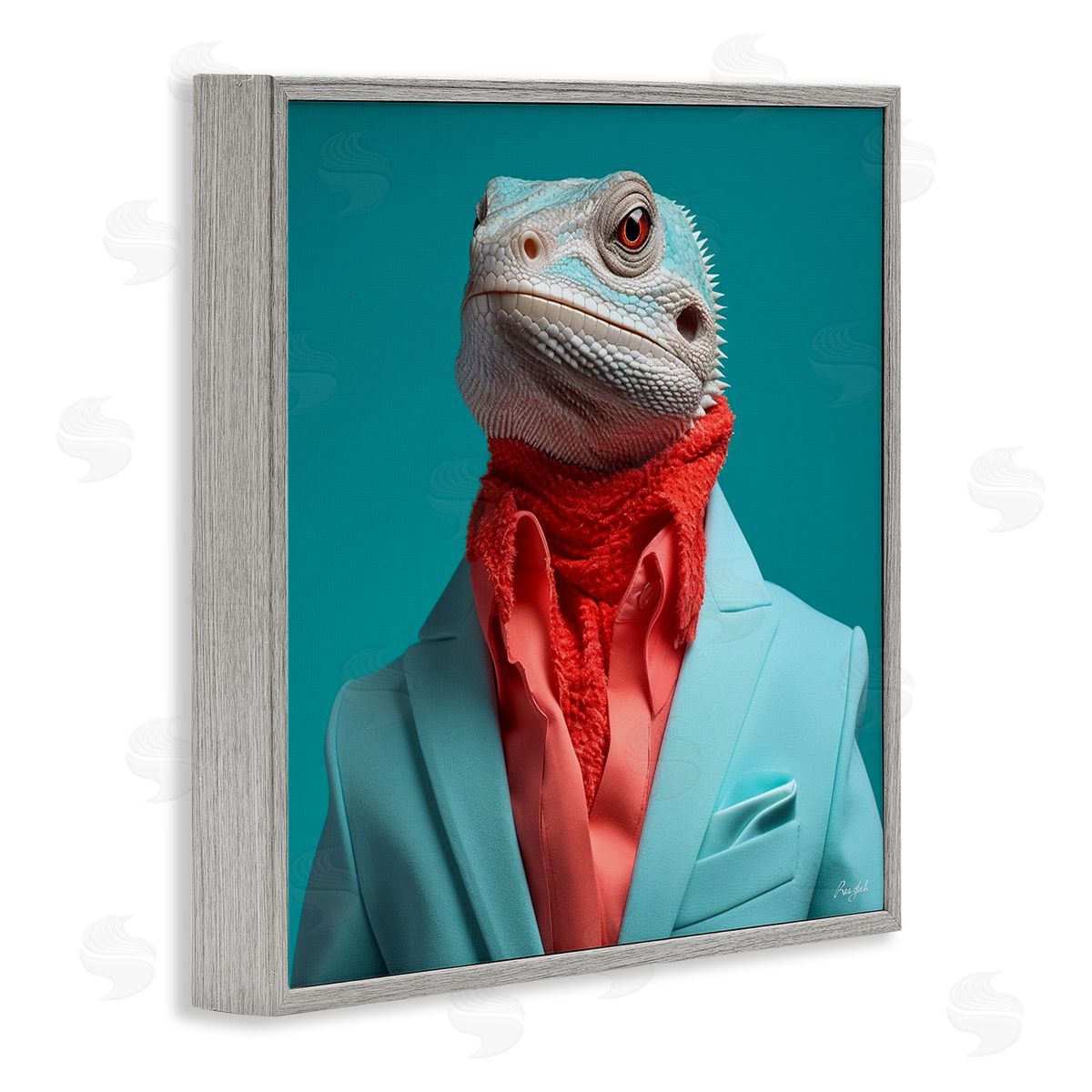 Roozbeh | Trendy Iguana Portrait
