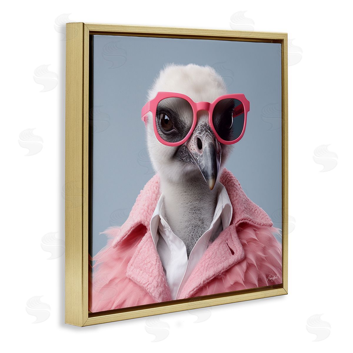 Roozbeh | Trendy Ostrich in Pink