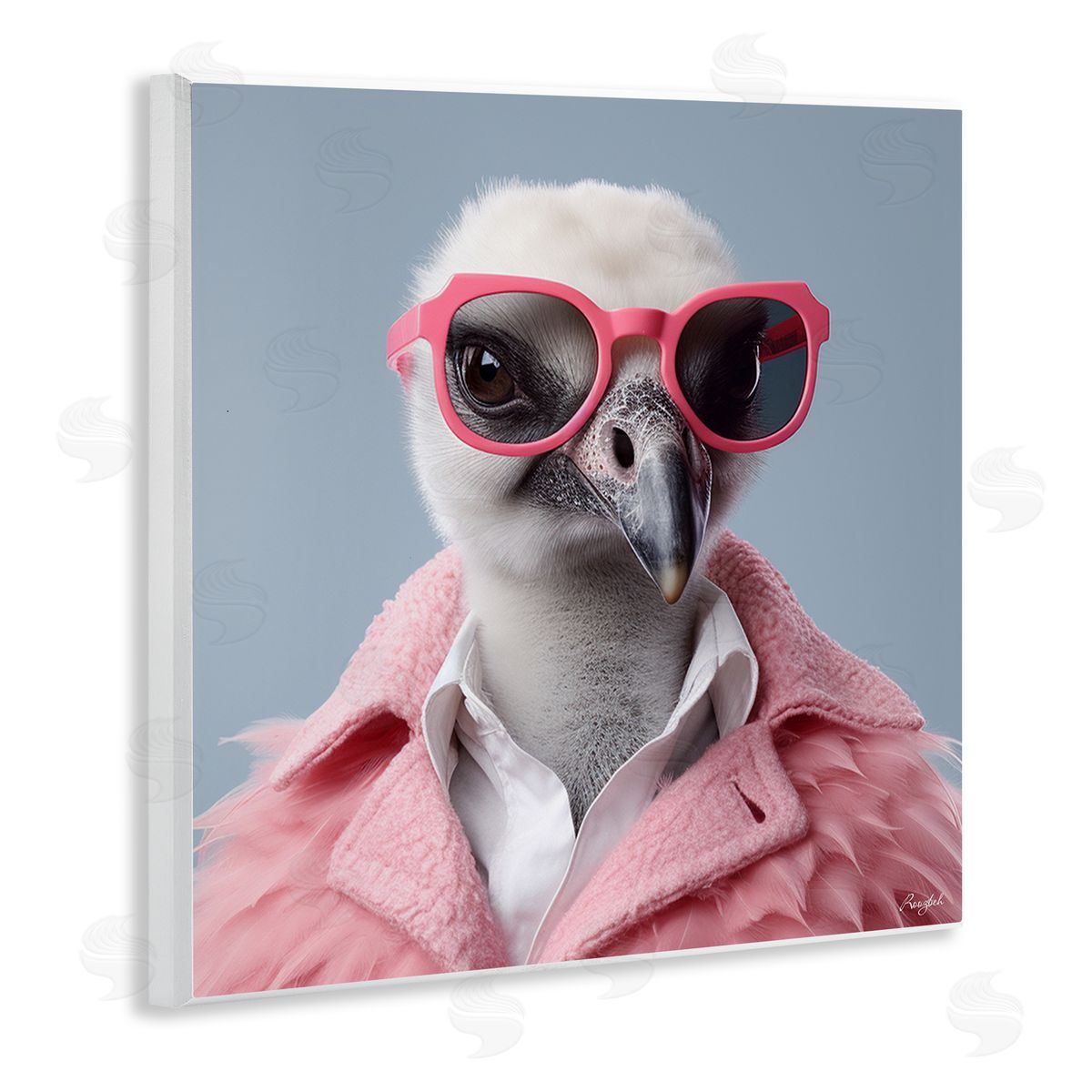 Roozbeh | Trendy Ostrich in Pink
