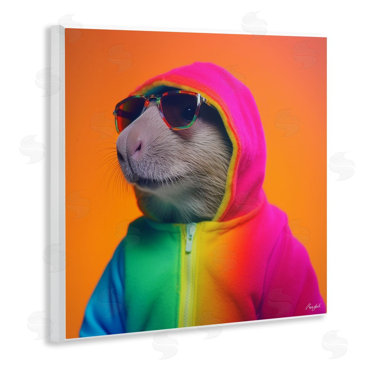 Roozbeh | Rainbow Beaver Portrait