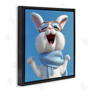 Roozbeh | Happy Rabbit in Blue